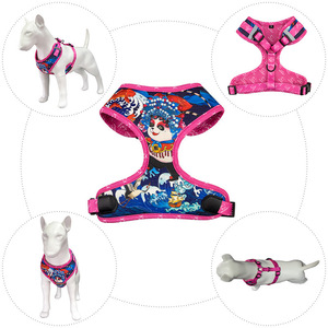Arnés de pecho universal tipo chaleco con transferencia de calor para gatos y perros, estilo ópera de Pekín china, ajustable para mascotas Pomeranian - Product Image 2