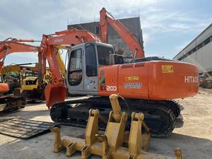 รถขุดใช้แล้วรถขุด EX200สะเทินน้ำสะเทินบก20ตันฮิตาชิญี่ปุ่นพร้อมปั๊มเครื่องยนต์ Hino Isuzu และส่วนประกอบมอเตอร์หลักรวมอยู่ด้วย - Product Image 2