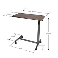 Table à manger médicale en promotion, idéale pour les personnes âgées et les patients, table à manger à roulettes réglable en hauteur pour hôpital