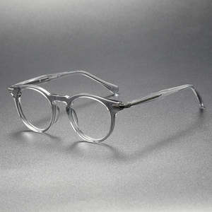 Gafas Ópticas de Metal Retro Cuadradas al por Mayor, Gafas de Titanio Transparentes de Moda para Hombre y Mujer, Lentes de Acetato de Estilo Retro - Product Image 3