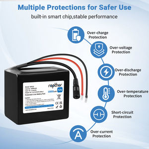 Аккумулятор Rapthor 12В 10000мАч литий-ионный с зарядным устройством для устройств 12В с портом DC5521, для проектов DIY и т.д. - Product Image 5