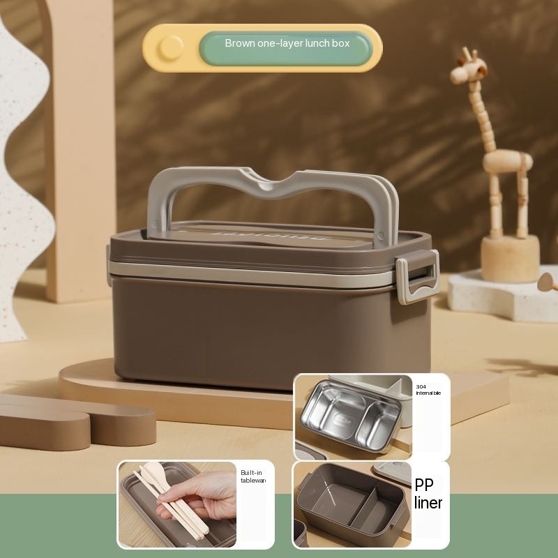 Marron [Simple couche] avec vaisselle
