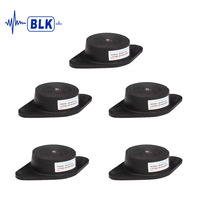 Bellking BKDR Pieds amortisseurs en caoutchouc anti-vibration, anti-dérapants pour générateurs, capacité de charge 10-1100 kg, ISO9001