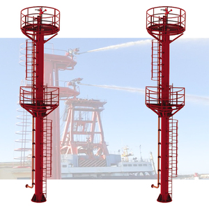 Tour de surveillance incendie eau/mousse simple/double couche, dispositif d'extinction d'incendie en acier Q235, hauteur 3m-25m - Product Image 6