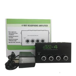 Amplificateur de casque portable à <span class=keywords><strong>4</strong></span> canaux avec mélangeur stéréo à large plage dynamique surveillant la taille compacte Réservoir comme la <span class=keywords><strong>carte</strong></span> <span class=keywords><strong>son</strong></span> de qualité - Product Image 6