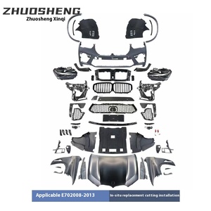 Para Modelos E70 y 18, Parachoques Delanteros y Traseros para Autos, Faros Delanteros, Luces Traseras, Capó con Marco Grande ZS-18X5MF95 - Product Image 5