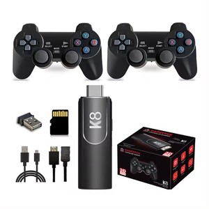 2023 K8 Game Stick 4K HD Sortie 40000 Jeux 3D 64 Go Mini Petite Boîte TV <span class=keywords><strong>Console</strong></span> De Jeu Rétro Consoles De Jeux Vidéo Pour PSP PS1 M8 - Product Image 1