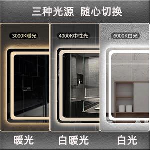 <span class=keywords><strong>Specchio</strong></span> da <span class=keywords><strong>Bagno</strong></span> Intelligente a Parete <span class=keywords><strong>con</strong></span> Luce LED, Bluetooth e Touch Screen, <span class=keywords><strong>Specchio</strong></span> Moderno Rettangolare per Appartamento - Product Image 4