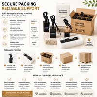 Bouteille diffuseur de parfum pour voiture en verre noir dégradé classique, vide, avec bouchon en bois noir personnalisé – Offre spéciale