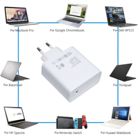 Adaptateur d'alimentation pour ordinateur portable USB C 65W Type C Alimentation PD Chargeur mural rapide pour MacBook Huawei Lenovo Dell HP Xiaomi Ordinateur portable
