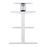 Bureau moderne de bureau en hauteur pour ordinateur portable, avec mécanisme de levage électrique, cadre de bureau réglable