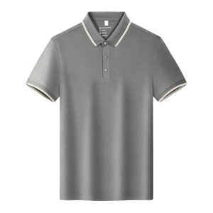 Custom Polo Shirt Black Solid Color Polyester Short Sleeve Work Uniform Daily Wear - Product Image 4