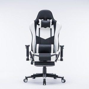<span class=keywords><strong>Chaise</strong></span> de jeu <span class=keywords><strong>Razer</strong></span> moderne avec hauteur réglable, pivotante et inclinable, en cuir PU, design ergonomique, vérin à gaz 3 positions - Qualité supérieure - Product Image 2