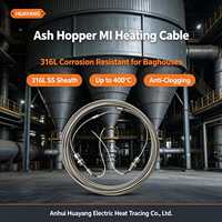 Ash Hopper MI Heizkabel, Mineralisch Isoliert, 220V/380V, 20-269W/m, Anpassbare Länge 3-120m, IP67, für Kraftwerks-Staubabscheider