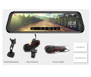 Caméra embarquée <span class=keywords><strong>de</strong></span> voiture avec écran tactile <span class=keywords><strong>de</strong></span> 9,66 pouces, enregistreur vidéo <span class=keywords><strong>de</strong></span> tableau <span class=keywords><strong>de</strong></span> bord, double objectif, rétroviseur, caméra <span class=keywords><strong>de</strong></span> tableau <span class=keywords><strong>de</strong></span> bord HD <span class=keywords><strong>pour</strong></span> voiture - Product Image 5