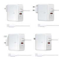 Adaptateur secteur USB-C PD GaN à charge rapide 100W avec câble pour iPhone, Apple MacBook, MacBook Pro, ordinateur portable, marque privée