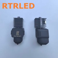 Kit Hotend untuk Printer 3D Bambu Lab A1 Mini, Komponen Nozzle Baja Keras 0.4mm, Kepala Pencetak Ekstruder Kecepatan Tinggi