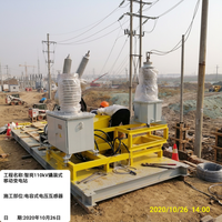 Installation clé en main de transformateurs de sous-stations EPC, ligne de transmission de transformateurs électriques triphasés 400 kV à 10 kV, appareillage de commutation
