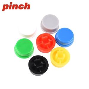 Interruptor Táctil de Cabeza Cuadrada 12x12x7.3mm con Tapa Cuadrada Redonda Transparente 10x10mm Interruptores SPST Independientes - Product Image 2