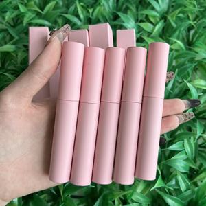 Rímel de Larga Duración con Logotipo Personalizado, Cepillo Grande para Pestañas, Tubo Rosa, Marca Privada - Product Image 1