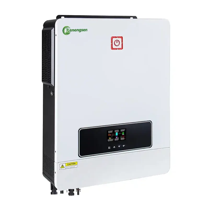 Venta caliente 8.2KW Controlador MPPT incorporado 110A Cargador de CA Batería de litio de plomo ácido Inversor de corriente de onda sinusoidal pura híbrida