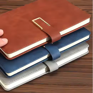 Wholesale Premium Business Office A5 Soft <b>Leather</b> Cover Portable Journal with Custom LOGO - Product Image 1
