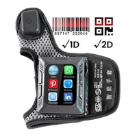 Escáner de Código de Barras Inalámbrico Portátil Android 2D con 2GB de RAM y 16GB de ROM, Interfaz USB, Disponible en Stock