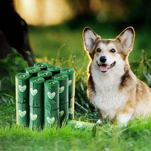 Venta Directa de Fábrica, Bolsas de Basura de Plástico 100% Biodegradables para Desechos de Mascotas, Perros y Gatos - Product Image 1