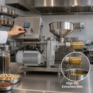 Automatische Daohang Ölpresse 15kg/h Energiesparende Effiziente Schrauben-Ölpressmaschine für Erdnuss- und Sojabohnenöl - Product Image 1