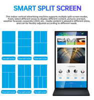 CUHUB - Kiosco Digital Vertical con Pantalla Táctil Android de 55 Pulgadas, Pantalla Completa, LCD, para Publicidad en Ascensores y Educación