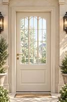 DEMEA Porte intérieure en bois massif de haute qualité, style français classique, à double coulissage latéral, moderne, pour salon et appartement