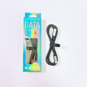 Pd100w 20V 5A Type-C Cáp dữ liệu nylon bện <span class=keywords><strong>USB</strong></span>-C để <span class=keywords><strong>USB</strong></span>-C nhanh sạc cáp cho máy tính & tai nghe 1m - Product Image 3