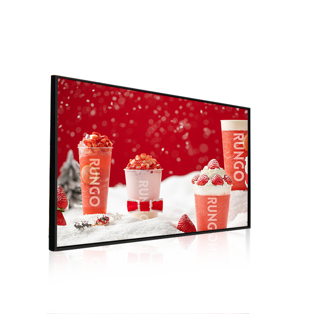 VETO Ultra Narrow Frame Free CMS Control Android LCD Screen Advertising Player Digital Signage Wall Mounted