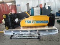 Brise-roche hydraulique SQ150 pour excavatrices de 40 à 55 tonnes, poids 3880 kg, origine Shandong