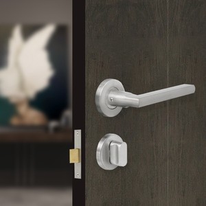 Mỹ vô hình khóa cửa thép không gỉ 304 một bên cửa xử lý chốt cửa chốt cửa ẩn khóa - Product Image 3