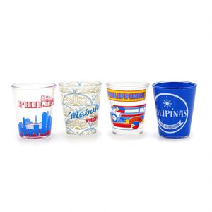 Verres à shot mexicains imprimés colorés, souvenirs de voyage personnalisés avec logo, fournis directement par l'usine aux Philippines - Product Image 2
