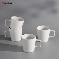 Lot de 16 pièces de vaisselle de luxe personnalisée ODM en céramique, service de table en grès blanc mat de luxe pour la maison