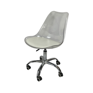 Muebles de comedor <span class=keywords><strong>Silla</strong></span> elevadora giratoria <span class=keywords><strong>Silla</strong></span> de juego Respaldo <span class=keywords><strong>transparente</strong></span> Sillas de <span class=keywords><strong>escritorio</strong></span> con ruedas - Product Image 5