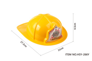 Casque de <span class=keywords><strong>pompier</strong></span> en plastique unisexe MILI, accessoire de déguisement pour garçons et filles, jouet pour jeu de rôle de <span class=keywords><strong>pompier</strong></span> - Product Image 6