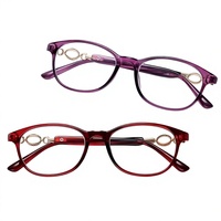 Nouvelles lunettes de lecture élégantes ultra-légères anti-lumière bleue haute définition unisexe - Montures en alliage élégantes, transparentes, pour visages ronds