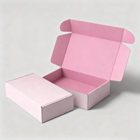 Impression numérique rose papier d'emballage personnalisé unique avec logo personnalisé perruque de beauté cheveux boîte d'impression quatre couleurs recyclable