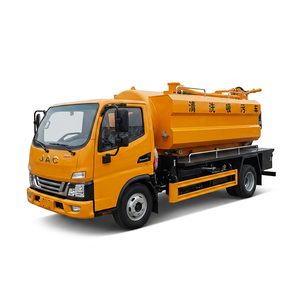 รถดูดฝุ่น JAC Jetting Vacuum Truck สำหรับส่งออก ยอดนิยม ใช้เครื่องยนต์ Yuchai 160 แรงม้า ทำความสะอาดด้วยแรงดันสูง และดูดตะกอน รถทำความสะอาดอเนกประสงค์ - Product Image 1