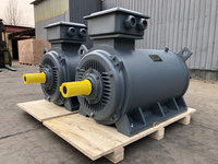 Motor Listrik Magnet Permanen PMSM 15Kw Torsi Tinggi Penggerak Langsung dengan Gulungan Tembaga Segel IP65 Motor Magnet Permanen AC