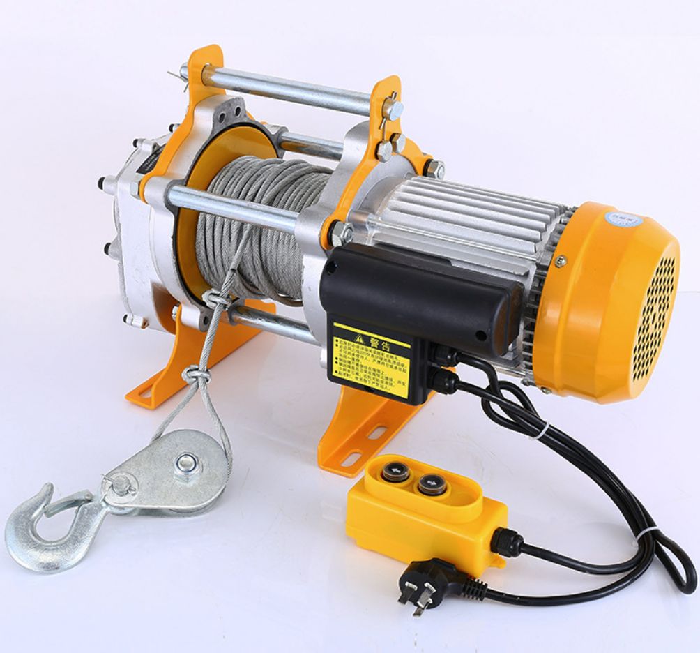 Лифт с алюминиевым корпусом 220 В 380 В, многофункциональная небольшая Бытовая Лебедка для крана, электрическая лебедка