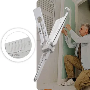 Bộ dụng cụ mở khóa ô tô bằng thép không gỉ KW5 2 trong 1, kèm móc khóa, dụng cụ lấy vòng O, bộ dụng cụ kỹ thuật mở khóa xe dùng cho bảo trì sửa chữa - Product Image 6