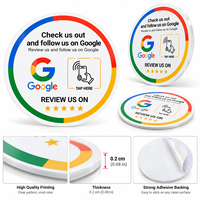 Autocollant NFC Google Review Tap pour évaluation client sans contact