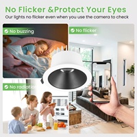 Lumière IP67 étanche LED Downlight 10W 18w 25w 36W plafonnier encastré pour salle de bain extérieure balcon hôtel centre commercial projecteur ce