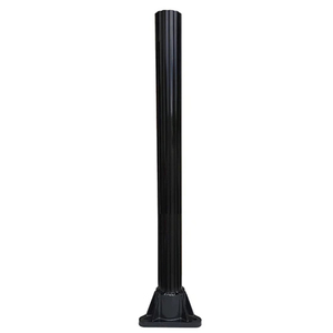 5m Fluted Aluminum Powder-Coated <strong>Pole</strong> 200km/h Wind Resistance Black Street Park <strong>Lighting</strong> Outdoor Use 10-Year Warranty 3mm-6mm - Product Image 6