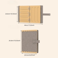 Sac de rangement pliable en feutre pour pinces à cheveux, présentoir pour organiser les accessoires, haute qualité, cadeau adorable, Nouvel An, Noël