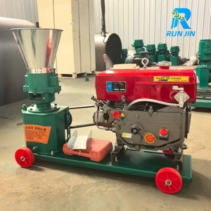 Nuevo equipo de procesamiento de alimentación de cría casera pequeña de 220V que hace pellets de maíz de paja <span class=keywords><strong>para</strong></span> pollo, pato, conejo, cerdo, oveja, ganado - Product Image 3
